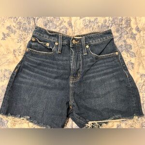 Madewell Dark Blue Jean Shorts